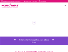 Tablet Screenshot of homeopatiaparaanimais.com.br